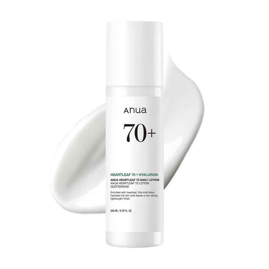 Anua Heartleaf Daily Lotion, Lightweight Face Moisturizer with Hyaluronic Acid, Gentle & Calming Face Cream for Soothing, Hydration, & Moisture Barrier for Dry Skin, Korean Skincare, 6.76 fl.oz.