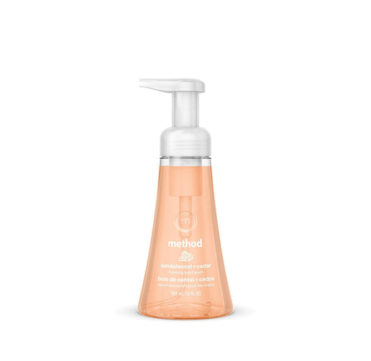 Method_Foaming_Hand_Wash,_Sandalwood_+_Cedar,_10_fl_oz,_3_pack