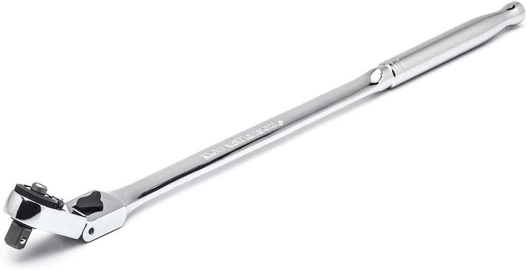 GEARWRENCH_1/4"_Drive_72_Tooth_Quick_Release_Locking_Flex_Slim_Head_Ratchet,_12"_-_81030