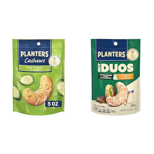 Dill Pickle + Peppercorn Pistachio & Parmesan - 10 oz (5 oz per flavor)