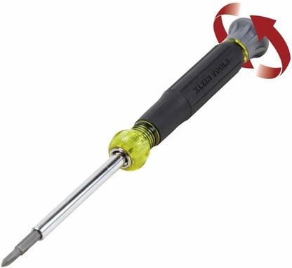 Klein_Tools_32581_4-in-1_Electronics_Screwdriver_Set_with_2_Slotted,_2_Phillips_Precision_Machined_Bits,_Ideal_for_Terminal_Blocks