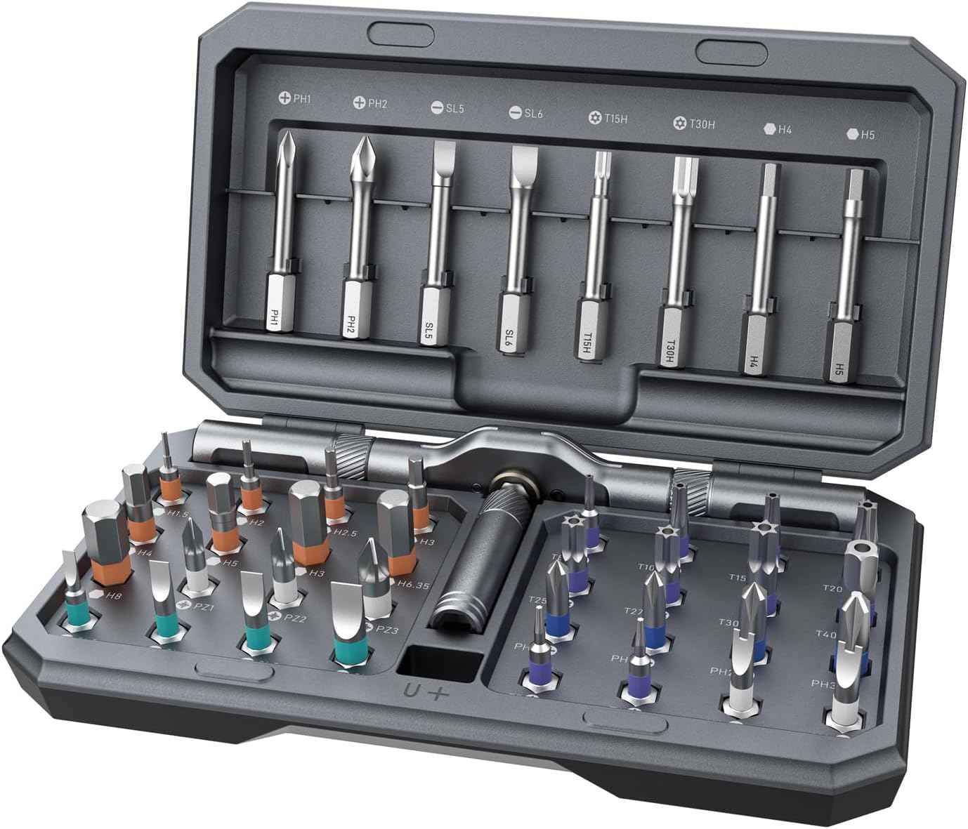 [Brand] 42-in-1 Ratchet Screwdriver Set – All-in-One Tool to Replace a Cluttered Drawer of Drivers