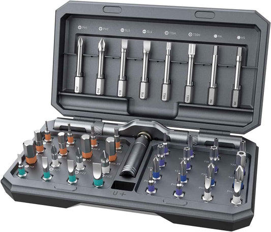 [Brand] 42-in-1 Ratchet Screwdriver Set – All-in-One Tool to Replace a Cluttered Drawer of Drivers