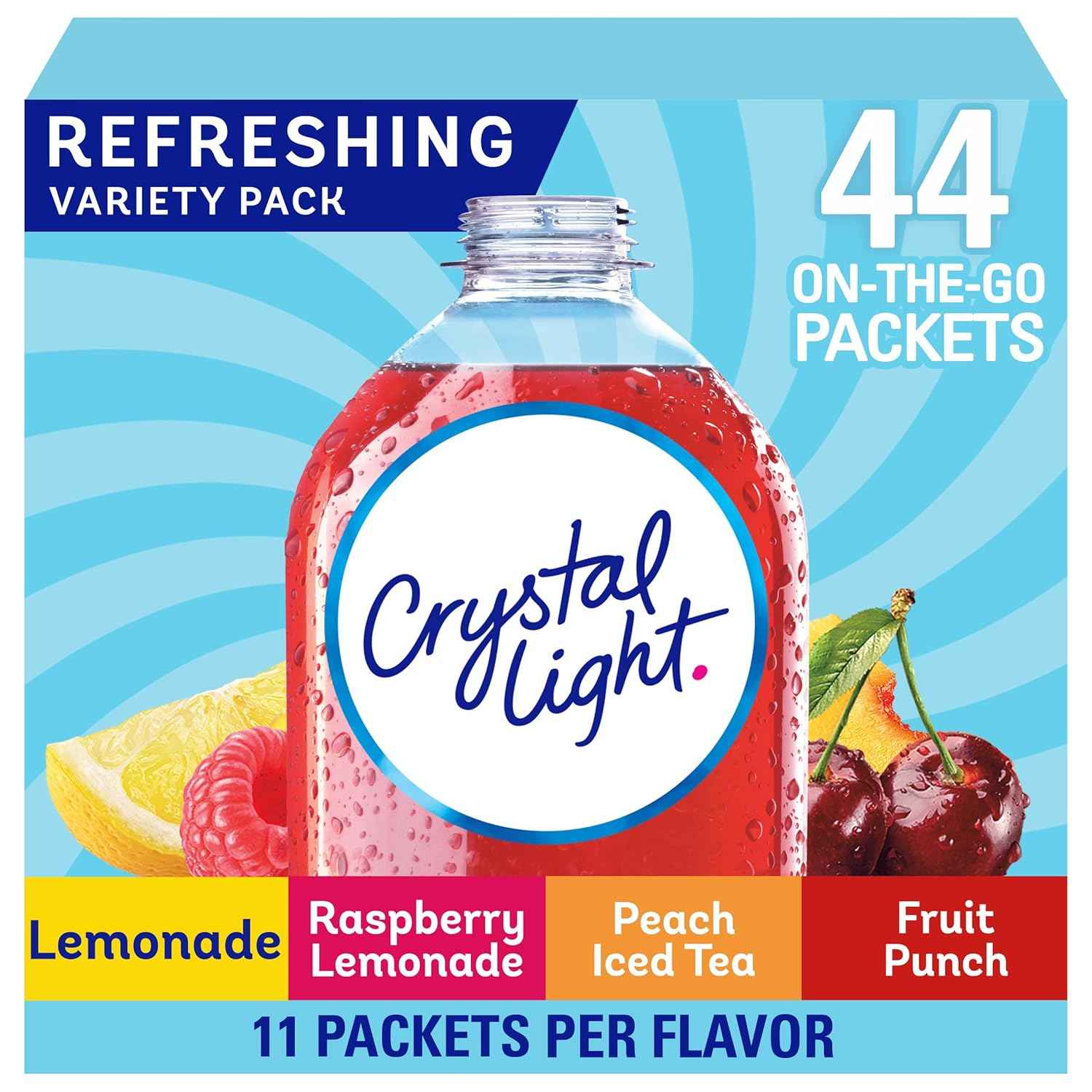 Crystal Light On-the-Go Variety Pack – Clutter-Free Single-Serve Hydration for Intentional Kitchens