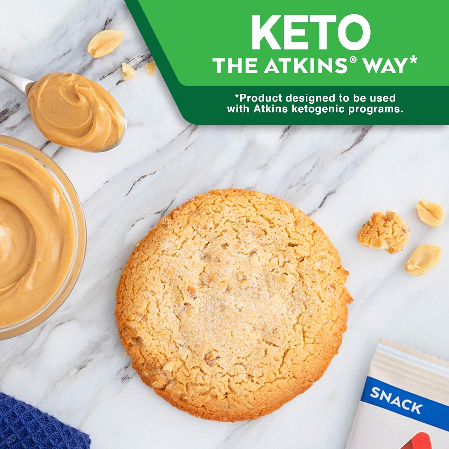 Atkins_Peanut_Butter_Protein_Cookie,_Protein_Dessert,_Rich_in_Fiber,_3g_Net_Carb,_1g_Sugar,_Keto_Friendly,_4_Count_Snack_Biscuit