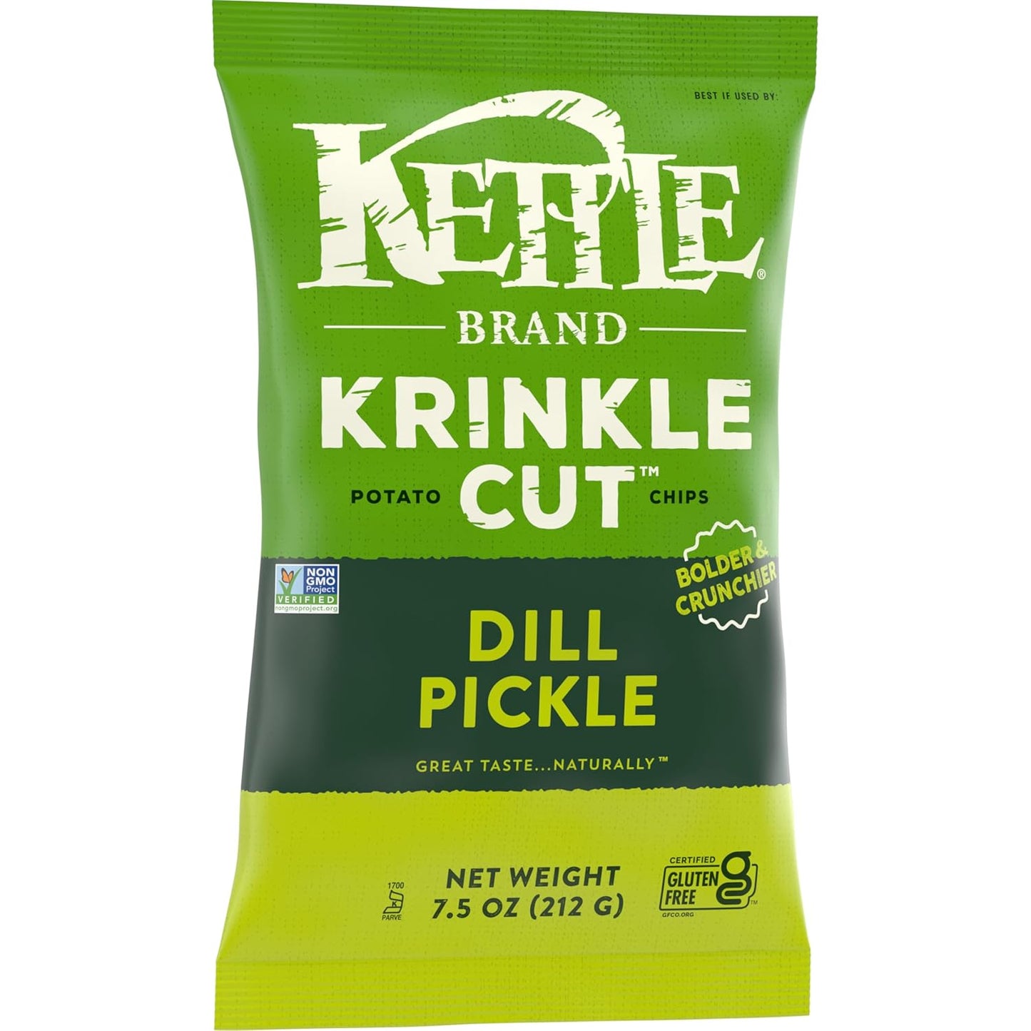 Kettle_Brand_Potato_Chips_Krinkle_Cut_Dill_Pickle,_7.5_Oz