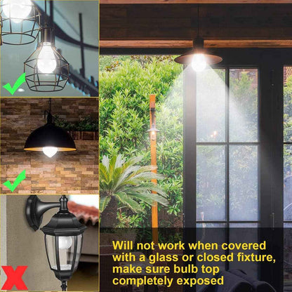 Aukora Motion Activated E26 Bulbs – Auto Shutoff Nightlight Replacement for Elderly Fall Prevention at Home