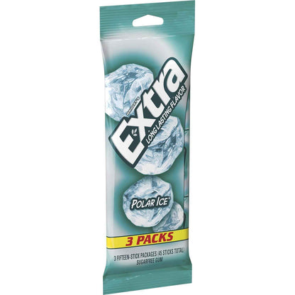 Extra Polar Ice Sugarfree Gum – Wellness Routine Essential for Mindful Snacking, 45 ct