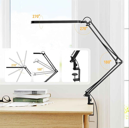 SKYLEO Desk Lamp – Modern Bedroom Accent Light, Swing Arm Design in Black, White, Green, Blue, and Red