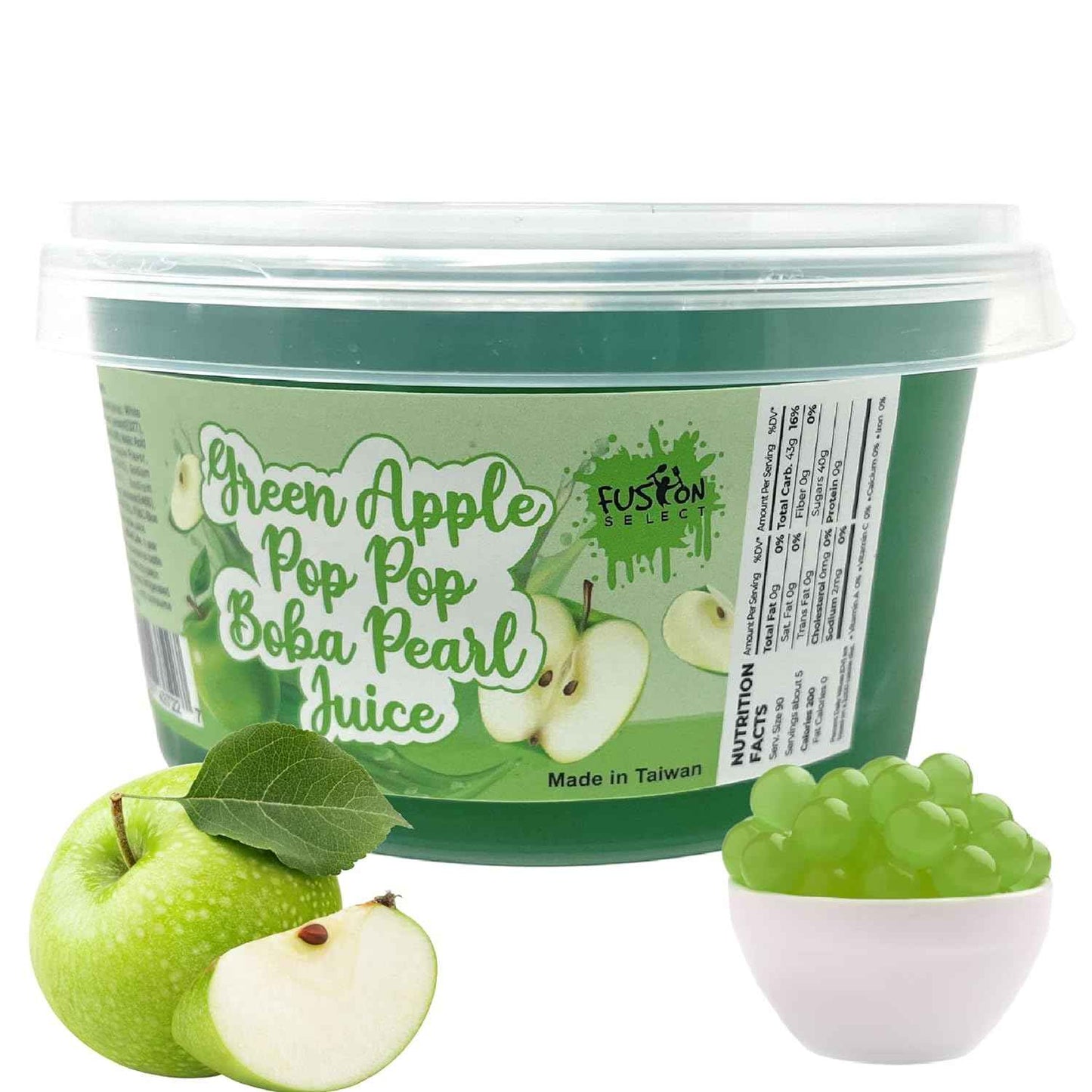 Fusion Select Popping Boba Pearls Strawberry – Refreshing Add-In for Wind-Down Mocktails and Self-Care Drinks