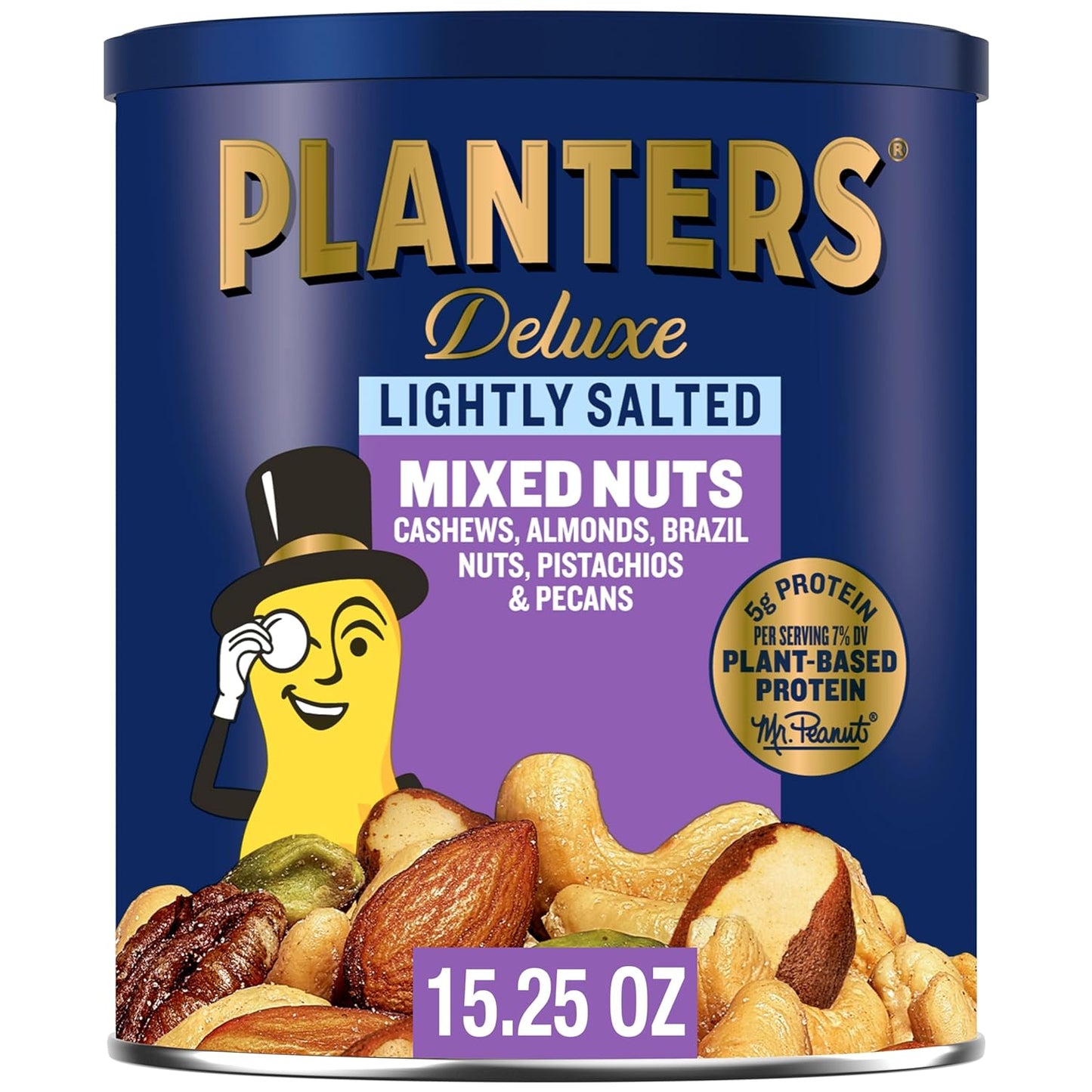 PLANTERS_Deluxe_Lightly_Salted_Mixed_Nuts,_Almonds,_Cashews,_Brazil_Nuts,_Pistachios_and_Pecans,_Party_Snacks,_Plant-Based_Protein,_Quick_Snack_for_Adults,_After_School_Snack,_15.25oz_Canister