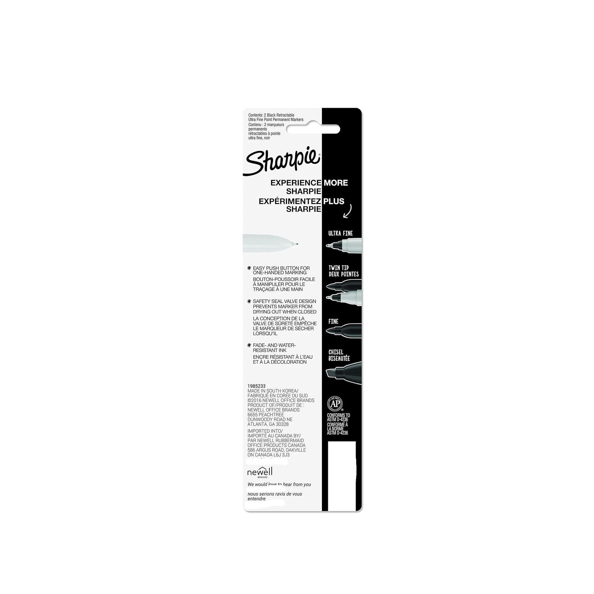 SHARPIE_Retractable_Permanent_Markers,_Ultra_Fine_Point,_Black,_2_Count