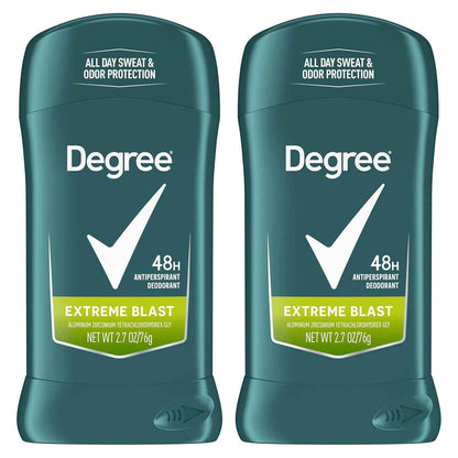Degree Men Antiperspirant Stick Extreme Blast – Daily Self-Care Ritual for 48-Hour Confidence and Lasting Freshness