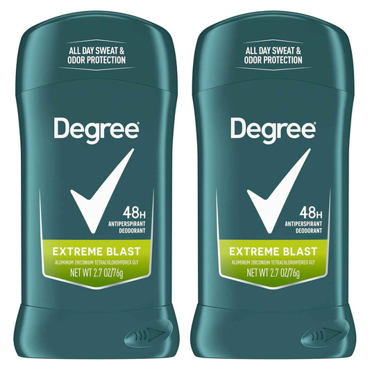 Degree Men Antiperspirant Stick Extreme Blast – Daily Self-Care Ritual for 48-Hour Confidence and Lasting Freshness