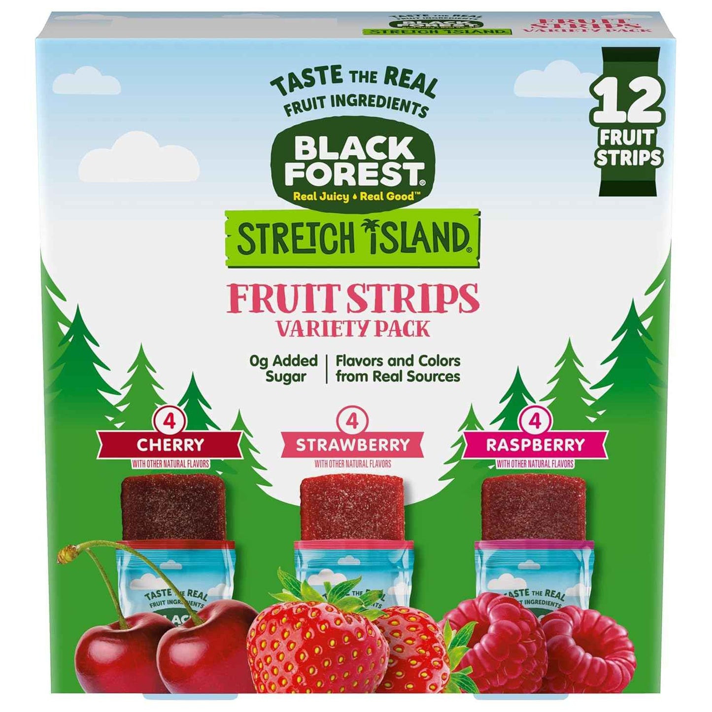 Stretch Island Fruit Strips – Simple Grab-and-Go Snack Drawer Essential, Zero Added Sugar 48 Count