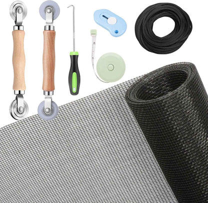 TOOLTRIZ Screen Repair Kit in Charcoal and Gray – Match Your Door and Window Aesthetic