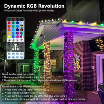 BrizLabs Color Changing Fairy Lights – Living Room Ambiance with 490+ Dynamic Modes
