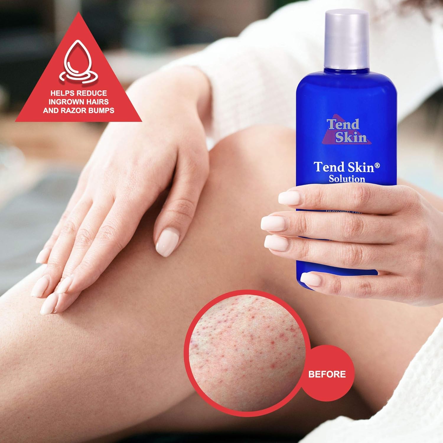 Tend_Skin_Womens_AfterShave/Post_Waxing_Solution_for_Ingrown_Hair,_Razor_Bumps_and_Burns,_4_ounce,_Blue