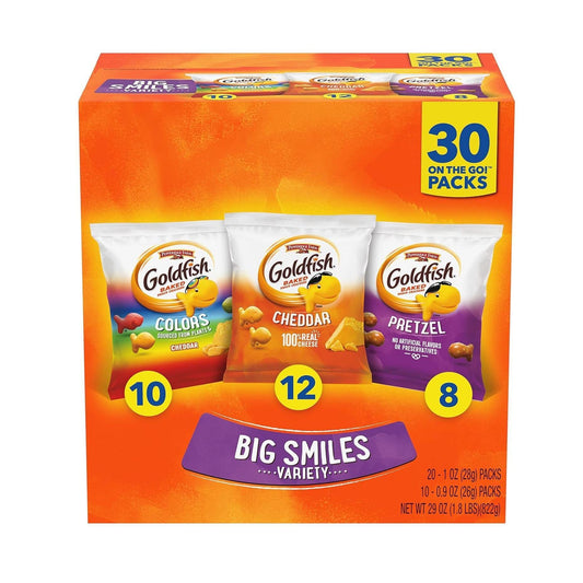 Goldfish_Crackers_Big_Smiles_Variety_Pack_with_Cheddar,_Colors,_and_Pretzels,_Snack_Packs,_30_Ct