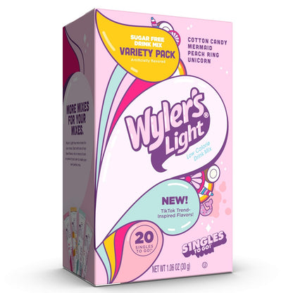 Wyler's_Light_Singles_to_Go_Powder_Packets,_Water_Drink_Mix,_Variety_Pack,_Cotton_Candy,_Mermaid,_Peach_Ring,_Unicorn,_Sugar_&_Caffeine_Free