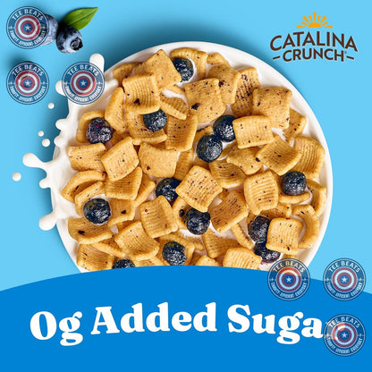 Catalina_Crunch_Protein_Cereal_-_Breakfast_Cereal_with_10g_of_Protein,_No_Added_Sugar_-_Gluten_Free,_Keto_Friendly_-_Blueberry_Muffin_-_8_oz._Bag_(Pack_of_1)