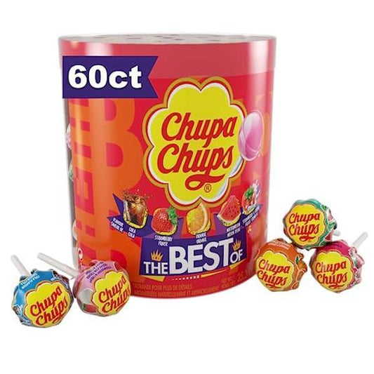 Chupa_Chups_‘Best_Of’_Halloween_Trick_or_Treat_Candy_Lollipop_Variety_Assortment,_5_Flavors,_Individually_Wrapped_Bulk_Candy_for_Adults_&_Kids,_25.3_oz_Drum_(60_Suckers)