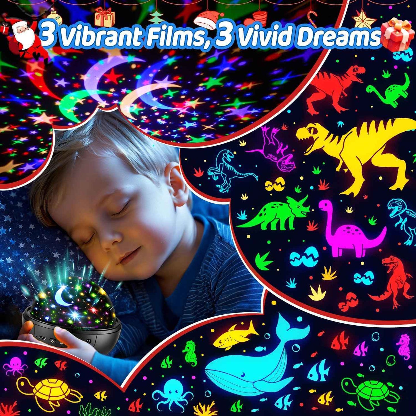 COOLNIGHT Kids Night Light Projector – Calming Bedtime Wind-Down for Overstimulated Toddlers