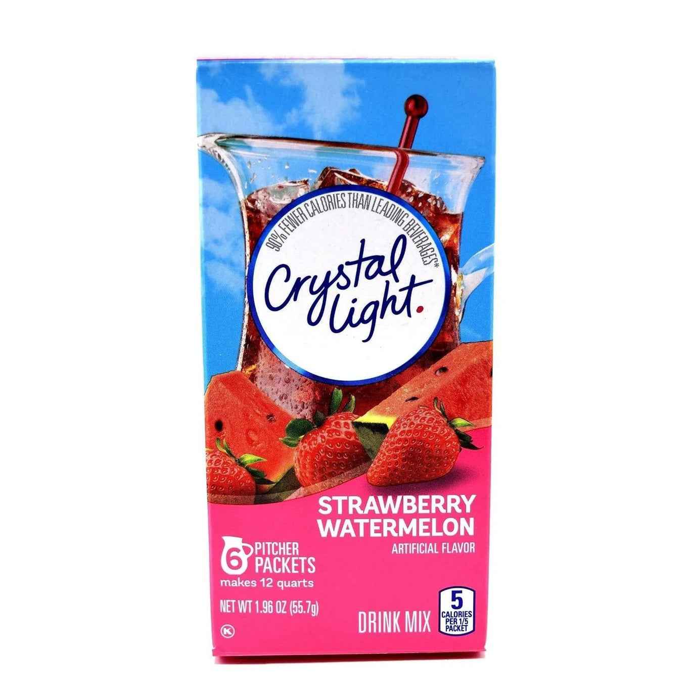 Crystal Light Strawberry Watermelon – Simple Sugar-Free Drink Mix for Uncluttered Kitchens and Intentional Living, 12-Quart Canister