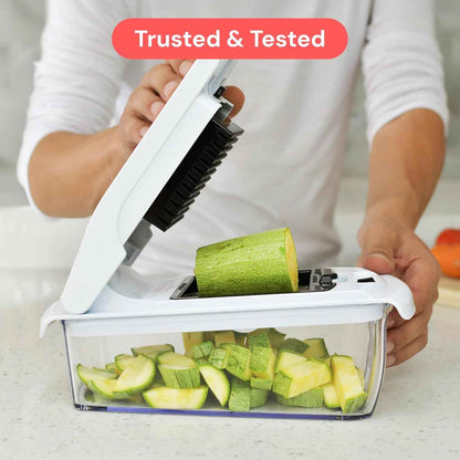 Fullstar The Original Pro Chopper – Thoughtful Mother's Day Gift for Moms Who Love to Cook, 4-in-1 Vegetable Dicer and Spiralizer