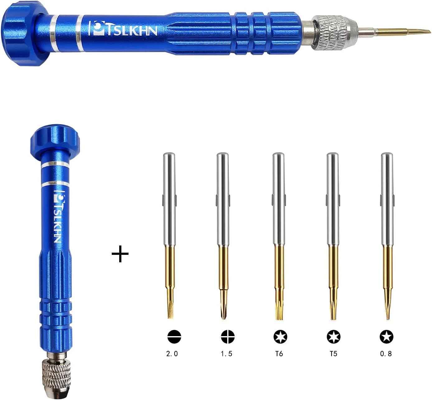 PTSLKHN 5-in-1 Travel Screwdriver – Pocket-Sized Repair Tool for Camping Trips, Road Trips, and Backcountry Adventures