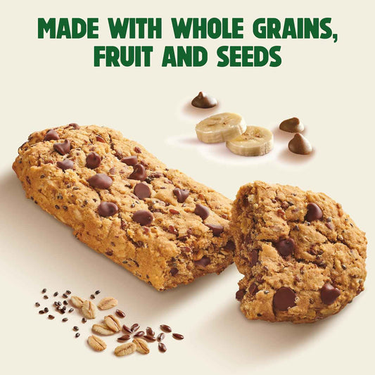 Nature Valley Soft Baked Breakfast Bars – Banana Chocolate Chip Road Trip Snack for the Car, 5 Wrapped Bars