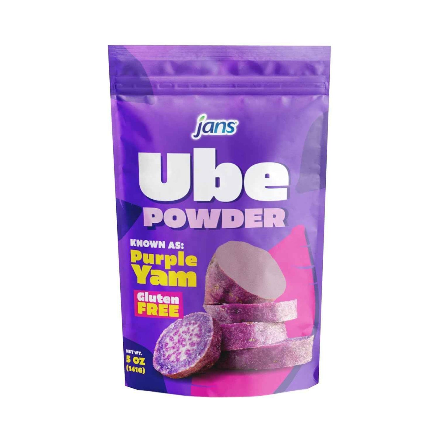 Jans Ube Powder for Baking, 5 oz | Pure Single-Ingredient Yam for Wholesome Family Desserts