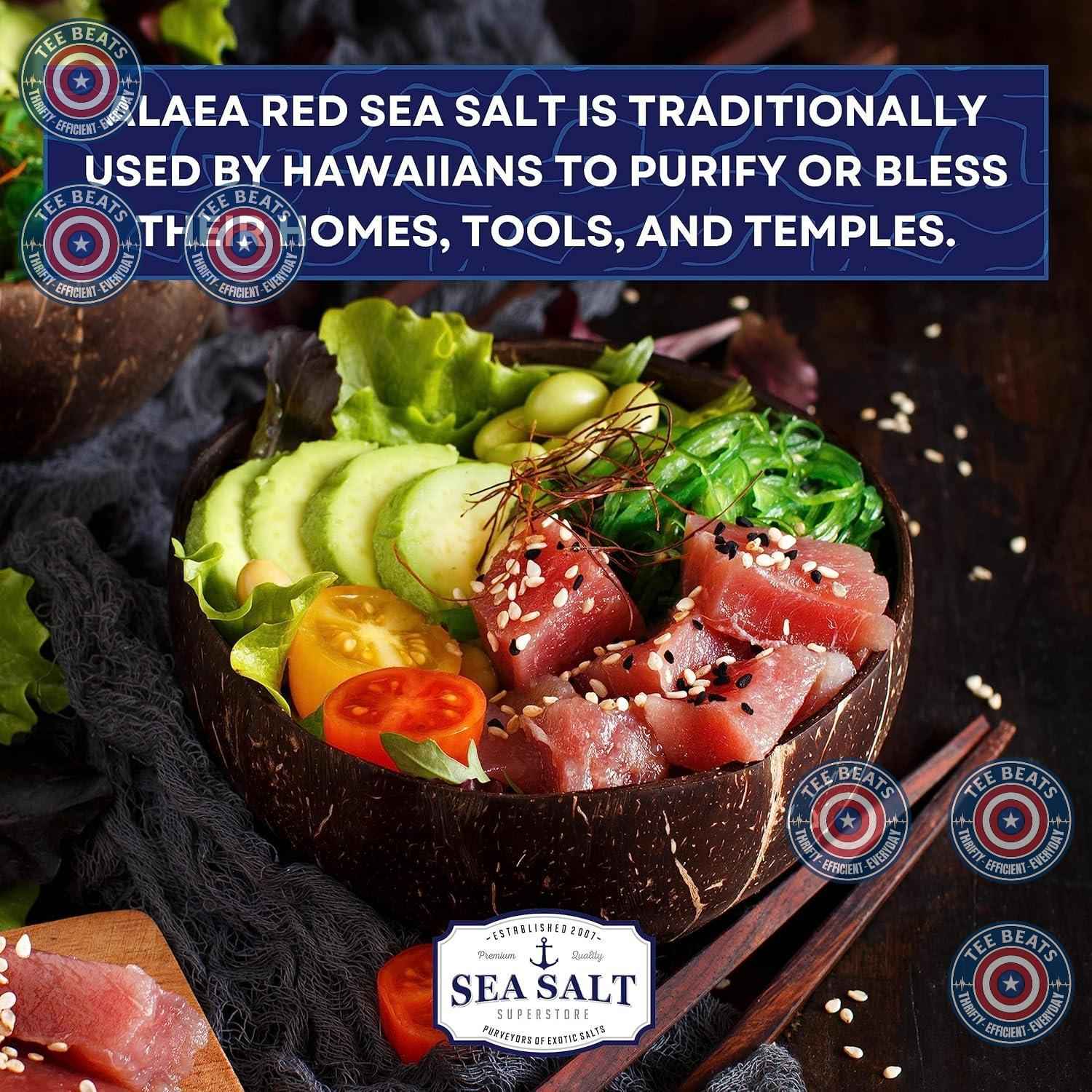 Authentic Alaea Clay Sea Salt – Gourmet Pantry Staple for the Connoisseur's High-End Kitchen Collection