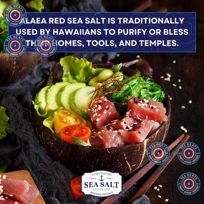 Authentic Alaea Clay Sea Salt – Gourmet Pantry Staple for the Connoisseur's High-End Kitchen Collection