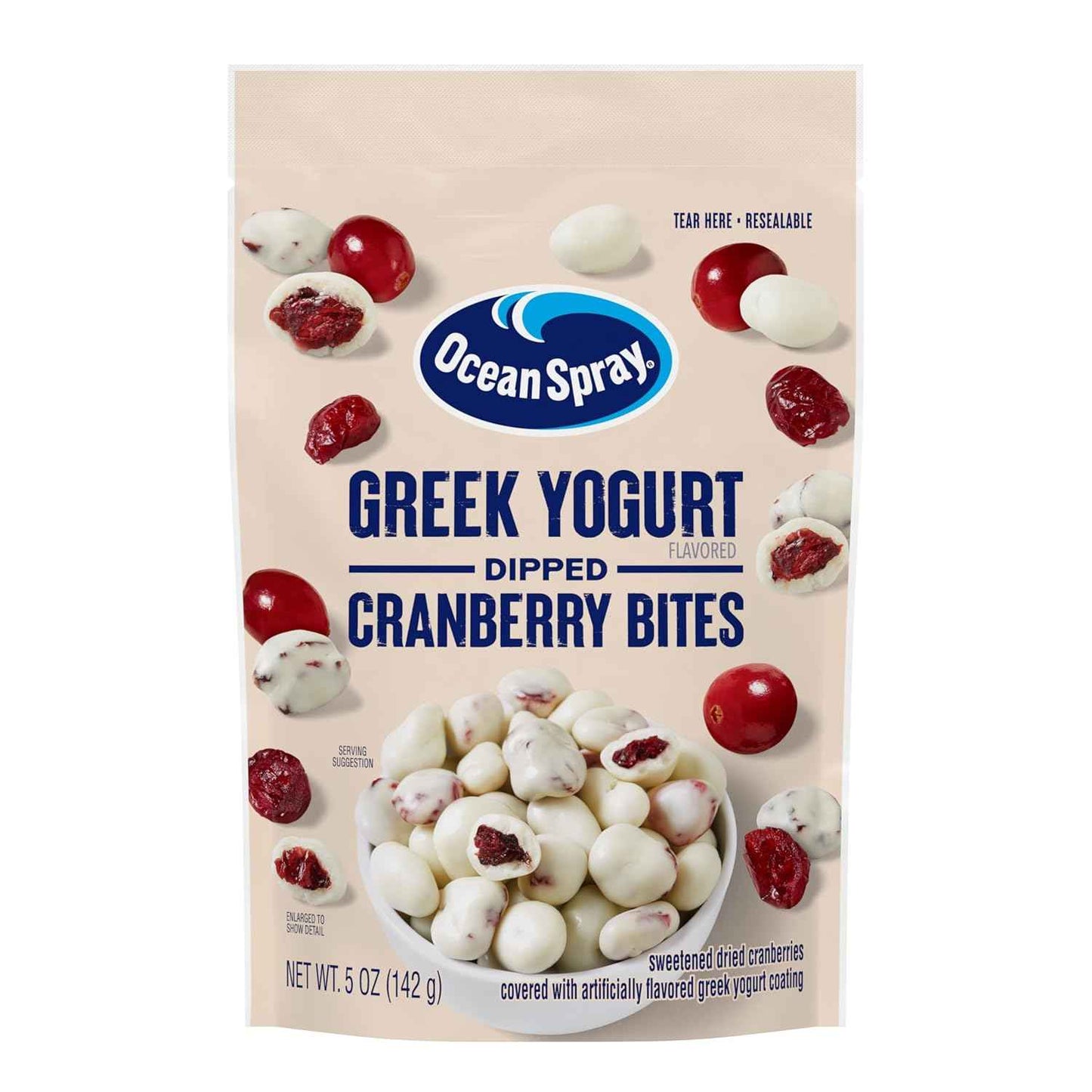 Ocean Spray Greek Yogurt Covered Craisins, Trail Mix Ingredient for Hiking and Camping Adventures