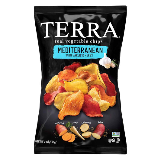 Terra Veggie Chips – Portable Hiking Trail Snack, Original Sea Salt 5 oz