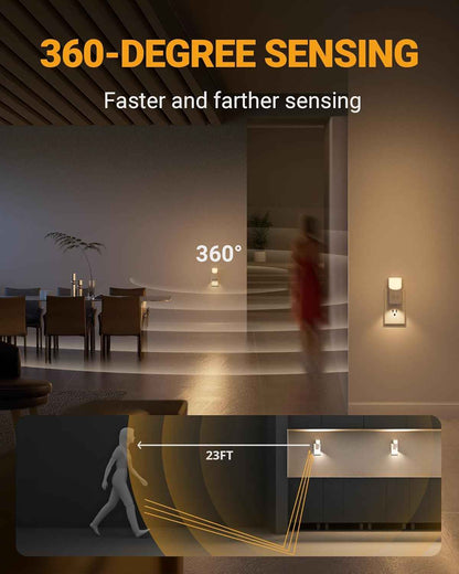 Lyridz Plug-in Night Light for Kids Room – Cool-to-Touch LED with Auto Shutoff for Safe Nursery and Playroom Use