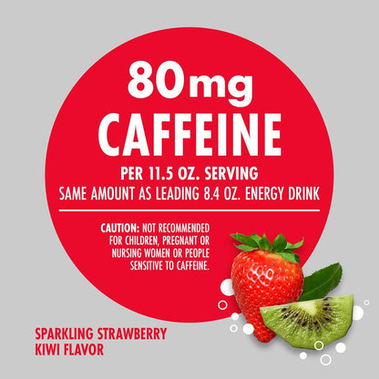 V8 +Energy Sparkling Pomegranate Blueberry – Sugar-Free Focus Drink for the Home Office