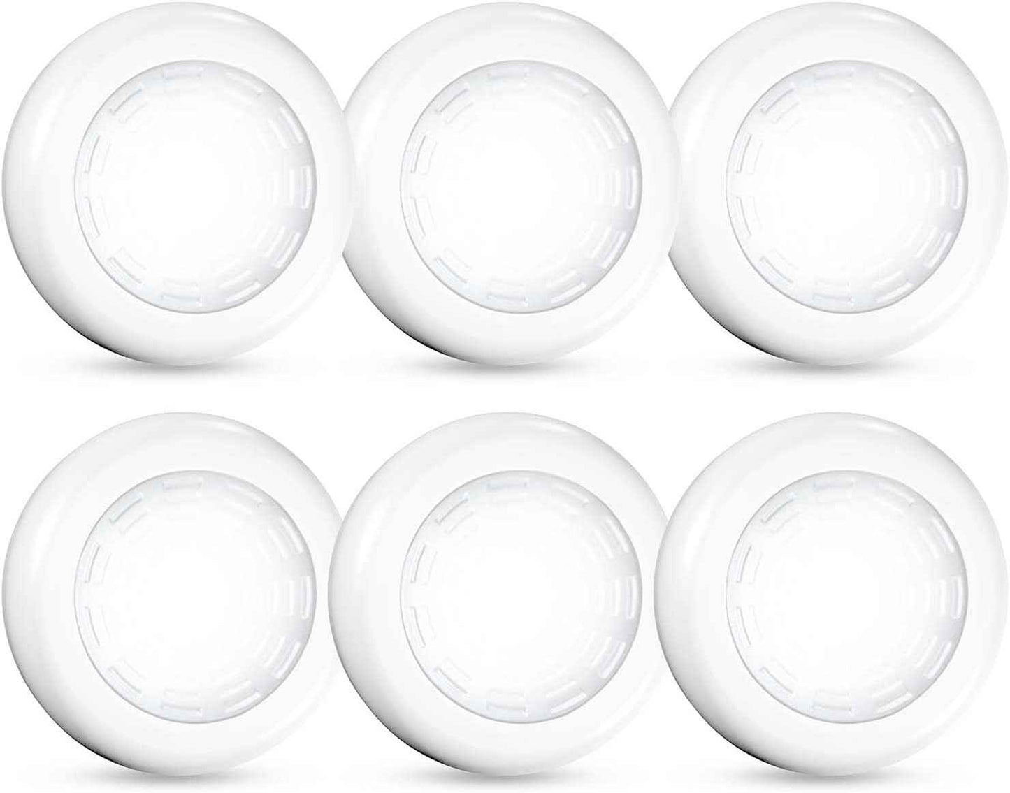 Brilliant Evolution Tap Light 6 Pack – Child-Safe Cordless Night Lights for Nursery, Playroom and Kids' Bedrooms