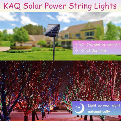 Lumify Solar String Lights – Thoughtful Housewarming Gift for Her, 2-Pack 180FT