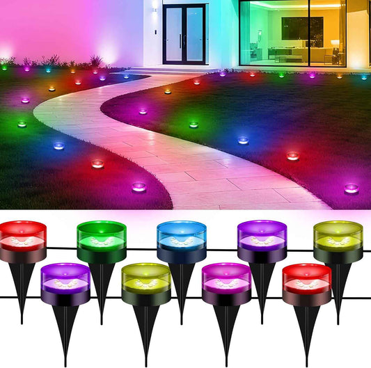 Aoycocr Smart Pathway Lights – 16M Color Indoor-Outdoor Decor for Living Room Aesthetic and Holiday Ambiance