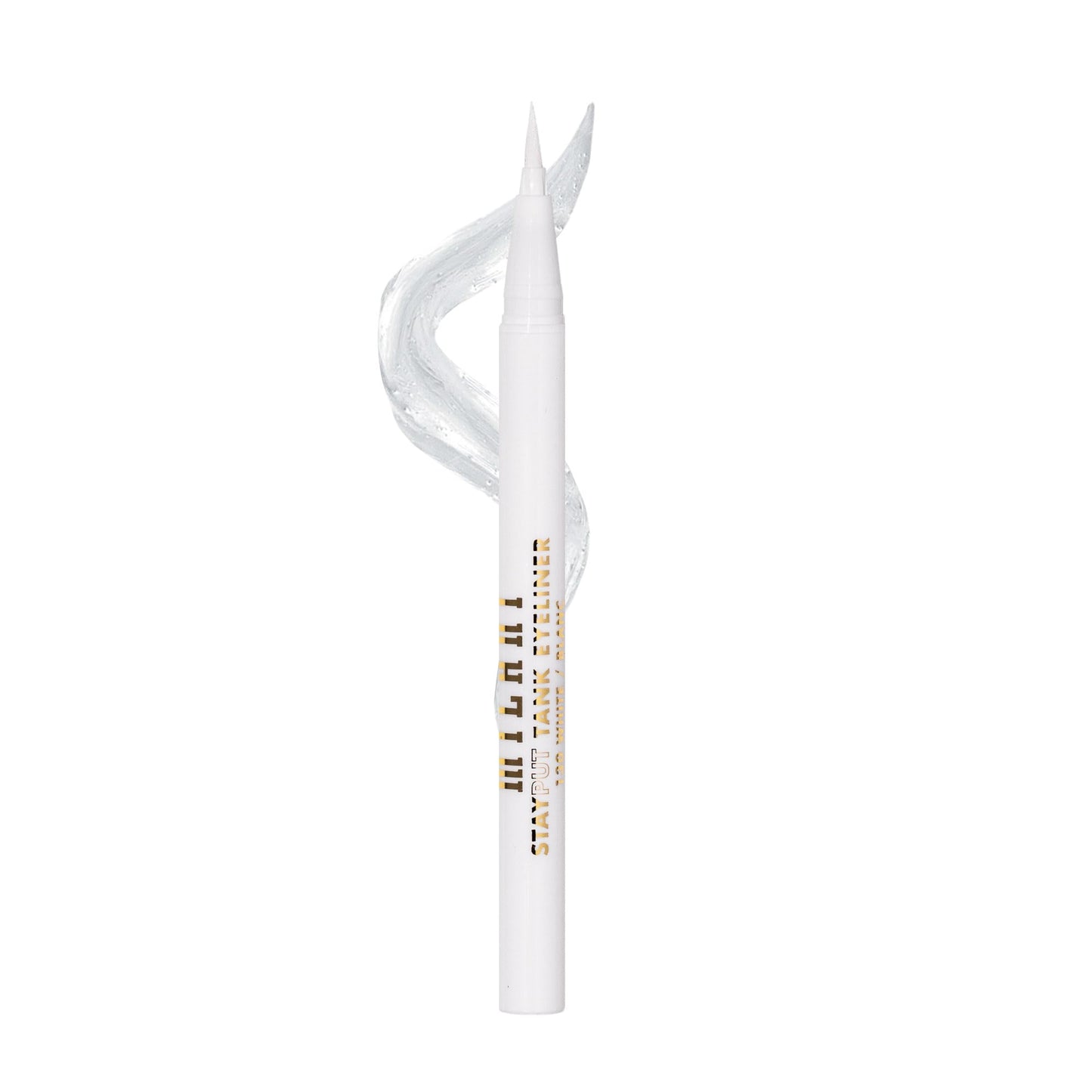 Milani The Tank Liquid Eyeliner - No-Skip Liquid Eyeliner Pen, Waterproof Formula, Makeup Pen, Long Lasting &amp;amp; Smudgeproof - 130 White