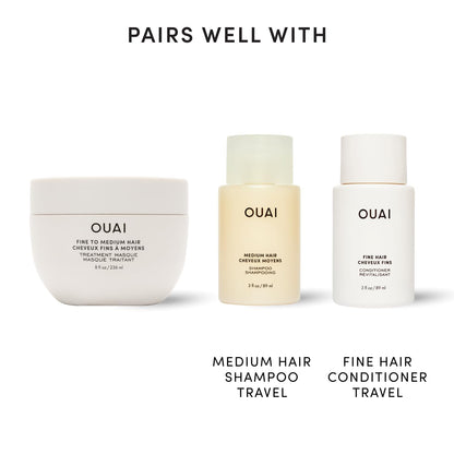 OUAI_Fine_to_Medium_Hair_Treatment_Mask_-_Lightweight_Deep_Conditioning_Hair_Mask_with_Shea_Butter,_Keratin_&_Panthenol_-_Helps_Hydrate,_Fight_Frizz,_Strengthen_&_Repair_Damage_(3.4_oz)
