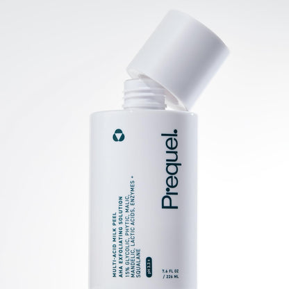 Prequel_Skin_Multi-Acid_Milk_Peel,_Professional_Exfoliating_Solution._15%_Glycolic_Acid_Face_Peel_with_Lactic_Acid_and_Enzymes._Hydrating_Chemical_Exfoliant._Clinical_Strength_Formula,_7.6oz_Bottle.
