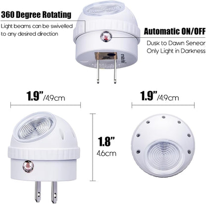 Emotionlite_Plug-in_Night_Lights,_Warm_White_LED_Nightlight,_360°_Rotation,_Dusk_to_Dawn_Sensor,_Kids,_Adult,_Bedroom,_Hallway,_Bathroom,Kitchen,_Stairways,_Corridor,_4/6_Pack
