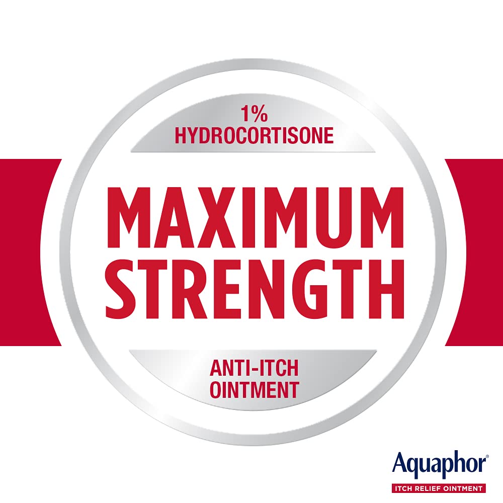 Aquaphor_Itch_Relief_Ointment,_Maximum_Strength_1%_Hydrocortisone,_Relieves_Itch_from_Skin_Irritation,_Insect_Bites,_Psoriasis,_Skin_Rashes,_Eczema,_&_Poison_Ivy,_2_oz
