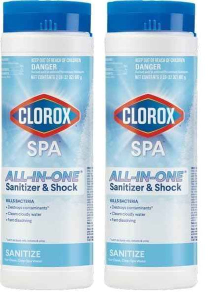 Clorox® Pool&Spa™ Spa Water All-in-One Sanitizer & Shock, Destroys Contaminants, Clears Cloudy Water