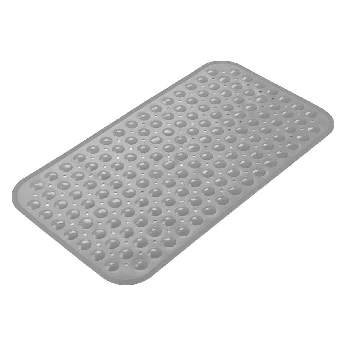 AmazerBath Bath Tub Mat, Medium Size 27.6 x 15 Inches Non-Slip Shower Mats with Suction Cups and Drain Holes, Bathroom Bathtub Mats Machine Washable