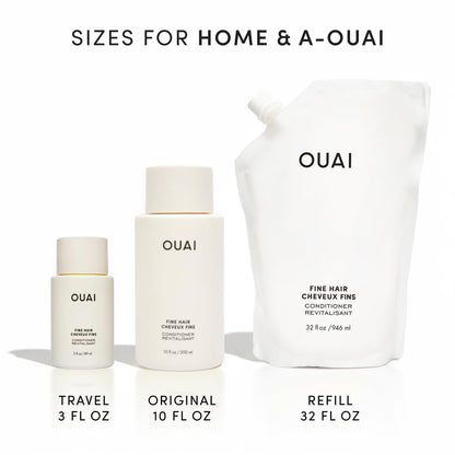 OUAI_Fine_Hair_Conditioner_-_Volumizing_Conditioner_for_Fine_Hair_Made_with_Keratin,_Biotin_and_Chia_Seed_Oil_-_Adds_Softness,_Bounce_and_Volume_-_Free_from_Parabens,_Sulfates,_and_Phthalates_(10_Oz)