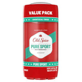 Old Spice Aluminum Free Deodorant for Men, High Endurance, 24/7 Lasting Freshness & Long Lasting Scent, 24/7 Advanced Sweat & Odor Protection, Pure Sport Scent, 3.0 oz